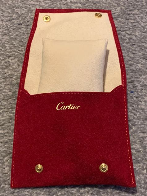 cartier watch pouch